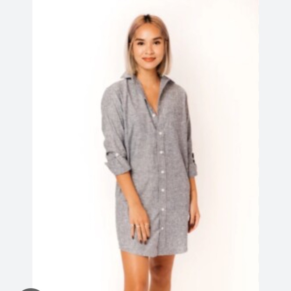 Emily Phillips boy friend shirt dress size 2